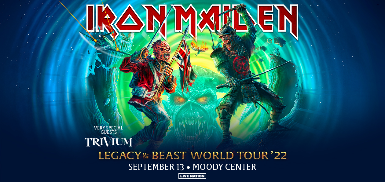 Iron Maiden Moody Center Austin, TX September 13, 2022