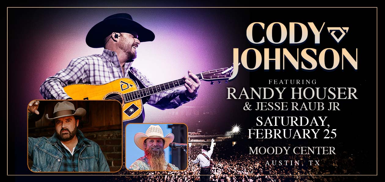 Cody Johnson with Randy Houser and Jesse Raub Jr. in Austin at