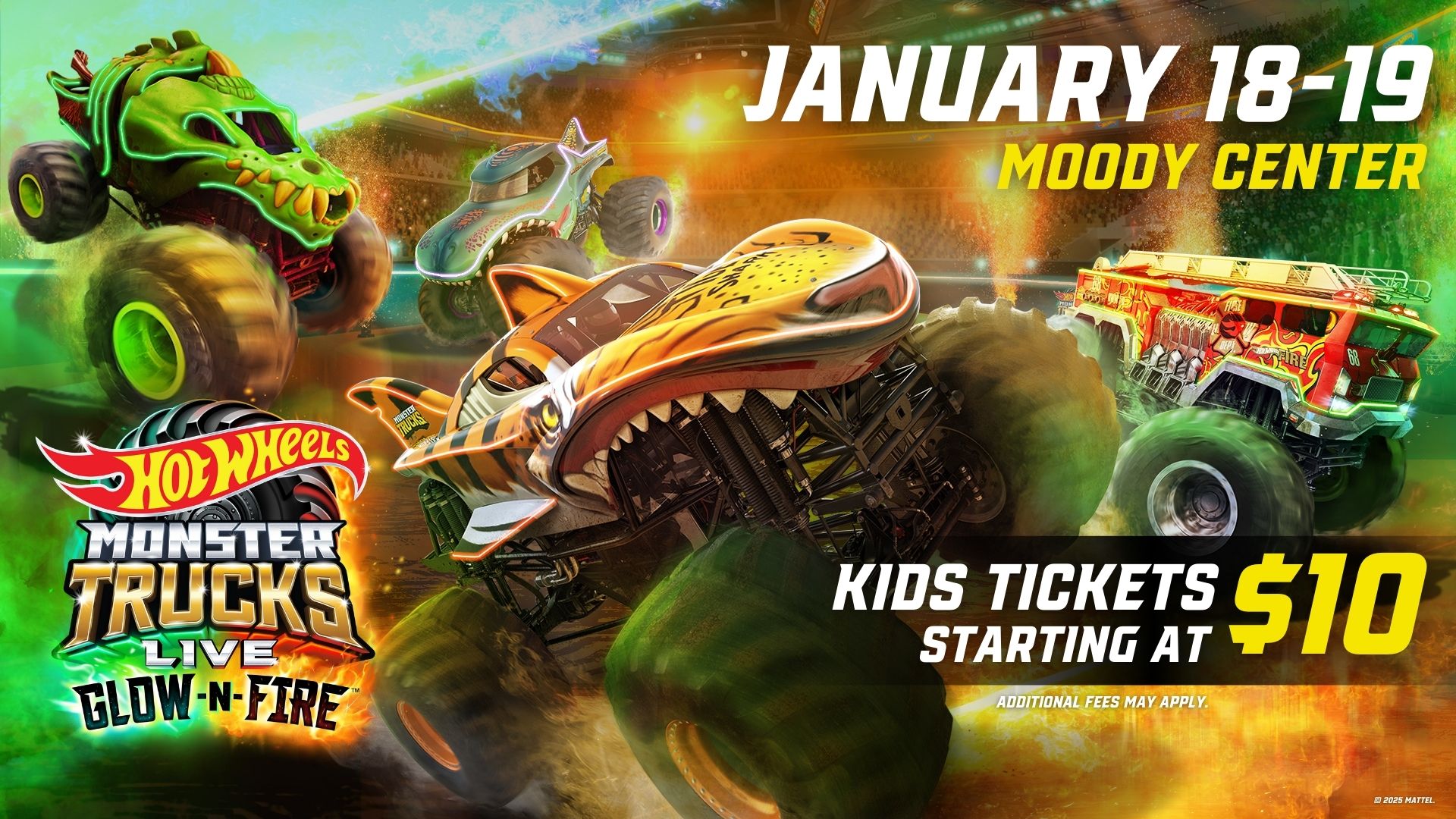 Hot Wheels Monster Trucks™ Live Glow-N-Fire