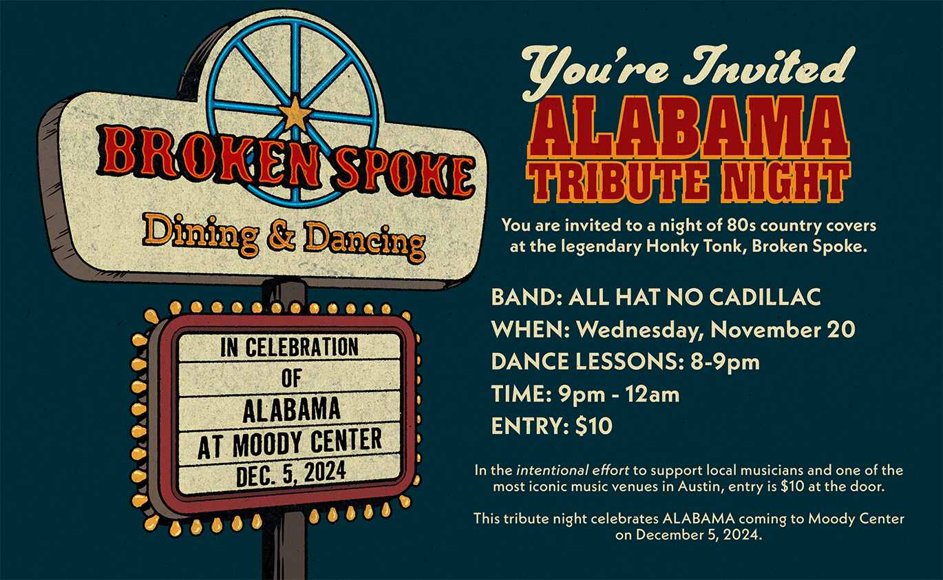 ALABAMA Tribute Night Moody Center