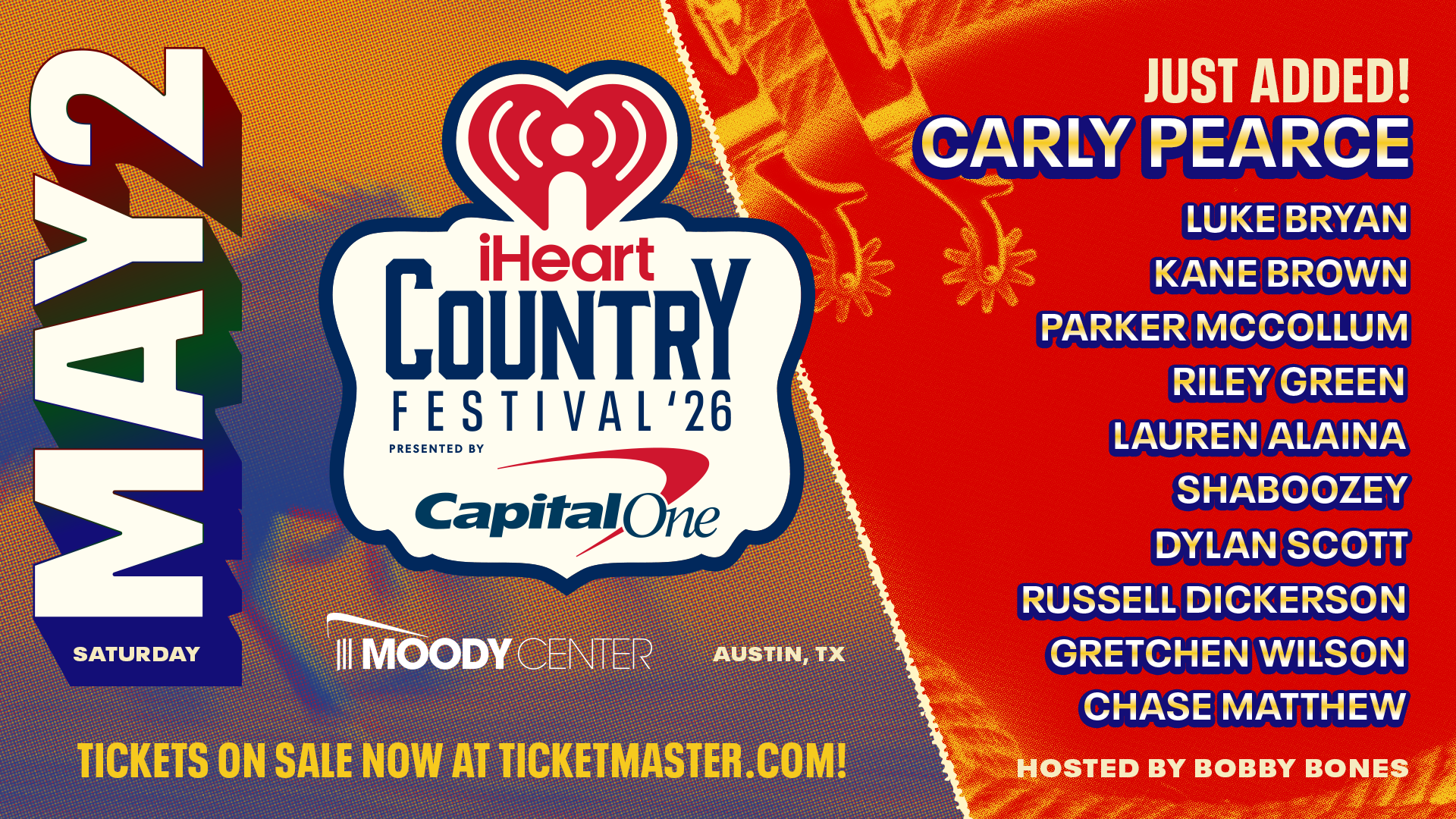 iHeartCountry Festival with Kane Brown, Parker McCollum, and more! 2026